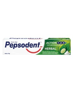 Зубная паста ACTION 123 HERBAL Травы 75 Pepsodent