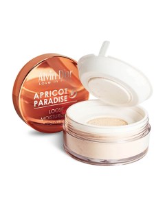 Пудра рассыпчатая Moisturizing Apricot Paradise Alvin d'or