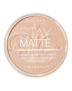 Матирующая пудра для лица Stay Matt Rimmel