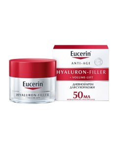 Крем для дневного ухода за сухой кожей Hyaluron-Filler + Volume-Lift SPF 15 Eucerin