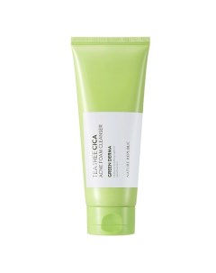 Пенка для умывания с чайным деревом и центеллой азиатской Green Derma Tea Tree Cica Foam Cleanser Nature republic