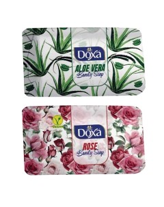 Мыло твердое BEAUTY SOAP Алоэ, Роза 400 Doxa