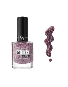 Гель-лак Extreme Gel Shine Nail Lacquer Glitter Golden rose