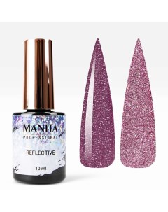 Professional Гель лак для ногтей светоотражающий Reflective Manita