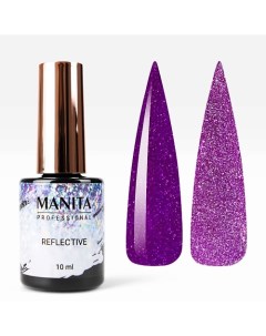 Professional Гель лак для ногтей светоотражающий Reflective Manita