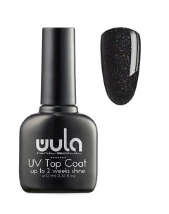 Верхнее покрытие с шиммером Soft shimmer Top Coat, тон 102 Wula nailsoul