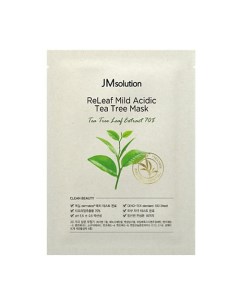 Маска для лица с экстрактом чайного дерева Releaf Mild Acidic Tea Tree Mask Jm solution