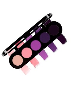 Тени в палитре 5 цветов Mkatl cosmetics