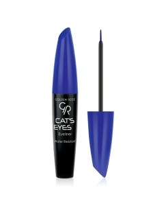 Подводка для глаз CAT’S EYES MATTE BLUE Golden rose