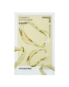 Маска для лица с витамином С для сияния кожи Active Mask Innisfree