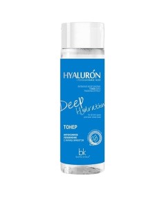 Тонер интенсивное увлажнение c финиш- эффектом HYALURON Deep Hydration 200.0 Belkosmex