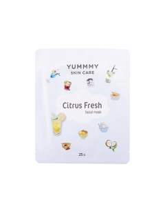 Маска для лица Гидрогелевая с коллагеном Citrus Fresh Yummmy