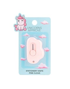 Канцелярский нож PINK CLOUD Unicorns approve