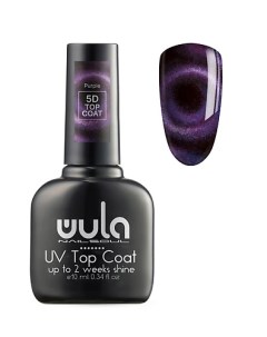 Верхнее покрытие магнитное 5D Top Coat тон blue Wula nailsoul