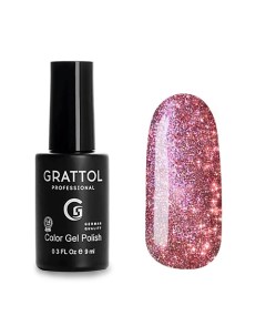 Гель лак светоотражающий Bright Crystal Grattol