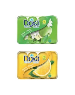 Мыло туалетное BEAUTY SOAP Лимон, Яблоко 480 Doxa