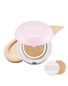 Кушон для лица со сменным блоком Girly Serum Cushion SPF50 PA The blessed moon