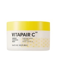 Бальзам щербет для умывания с экстрактом лимона Vitapair C Nature republic