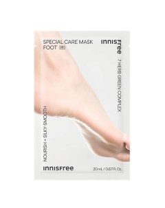 Увлажняющая маска-носочки для шелковисто-гладких ног Special Care Mask Innisfree