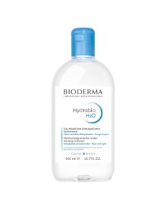 Мицеллярная вода очищающая для обезвоженной кожи лица Hydrabio H2O 500.0 Bioderma