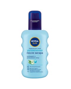 SUN Освежающий спрей "Увлажнение после загара" с гиалуроном Nivea