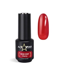 Пластичная цветная база для ногтей BASE COAT "Red" All star professional