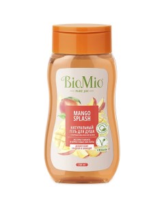 Натуральный гель для душа с экстрактом манго и фруктовыми кислотами Mango Splash Bio mio