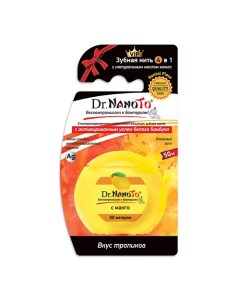 Зубная нить 4 в 1 с натуральным маслом манго 1.0 Dr. nanoto