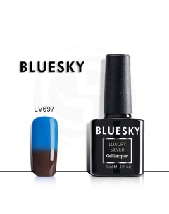 Термо гель лак Luxury Silver Bluesky