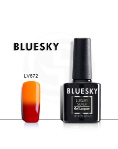 Термо гель лак Luxury Silver Bluesky