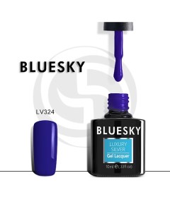 Гель лак Luxury Silver Синее море Bluesky