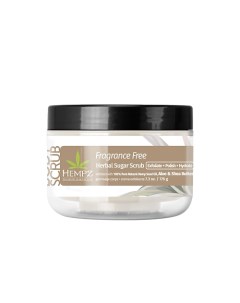 Скраб сахарный для тела Нейтральный / Fragrance Free Herbal Sugar Scrub 176.0 Hempz