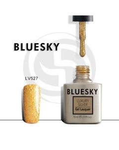 Гель лак Luxury Silver Золотая корона Bluesky