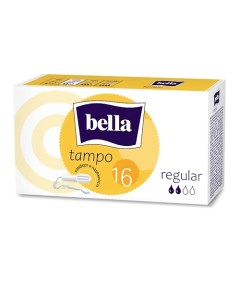 Тампоны без аппликатора Tampo Regular 16.0 Bella