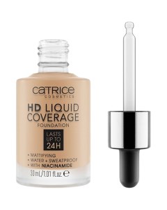 Тональная основа HD Liquid Coverage Foundation Catrice