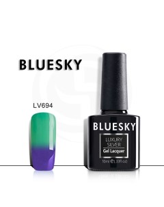 Термо гель лак Luxury Silver Bluesky