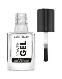 Базовое и верхнее покрытие 2 в 1 Power Gel Catrice