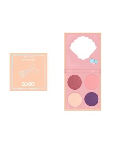 EYESHADOW PALETTE #letsbemermaids Тени для век MERMAID EYES Soda