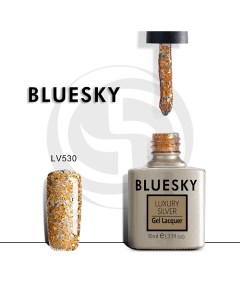 Гель лак Luxury Silver Новогодний маскарад Bluesky