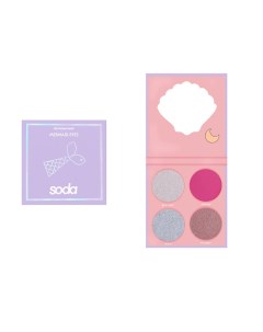 EYESHADOW PALETTE #letsbemermaids Тени для век MERMAID EYES Soda