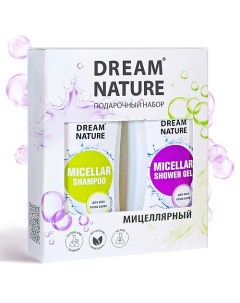 Подарочный набор для женщин 2в1 Мицеллярный гель и шампунь Dream nature