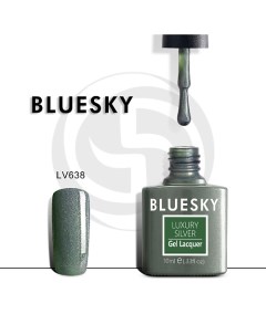 Гель лак Luxury Silver Шелковый платок Bluesky