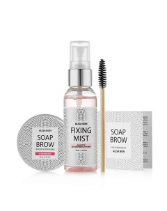 Набор для фиксации бровей Magic Brow Soap Клубника Alisa bon