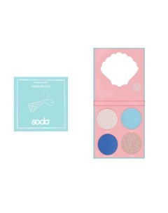 EYESHADOW PALETTE #letsbemermaids Тени для век MERMAID EYES Soda