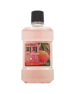 Ополаскиватель для полости рта с ксилитом и вкусом персика Peach Mouthwash Consly