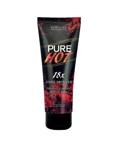 Крем для загара в солярии Pure Hot 18х с тингл эффектом 125 0 Sun luxe professional