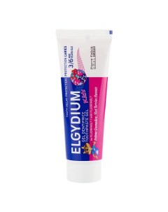 Зубная паста-гель для детей от 3 до 6 лет Elgydium Tooth Decay Protection Kids Red Berries Flavour Parodium