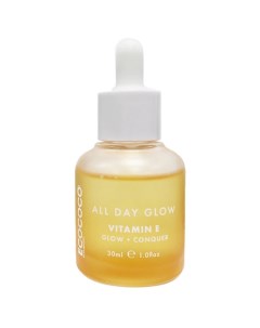 Сыворотка для лица с витамином E для сияния All Day Glow Vitamin E Ecococo