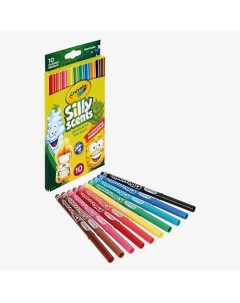 Ароматизированные смываемые фломастеры Silly Scents Washable Markers 10 0 Crayola