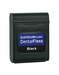 Зубная нить Elgydium Clinic Dental Floss Black Parodium